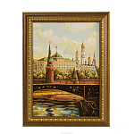 Картина янтарная "Вид Кремля"